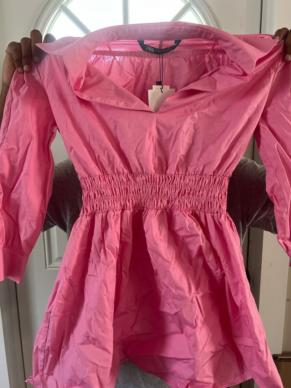 Zara mini dress with collar